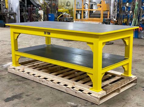 sheet metal work bench|metal workbench with wood top.